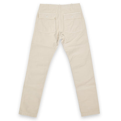 Tellason | Fatigue Pant Cotton Sateen Ecru