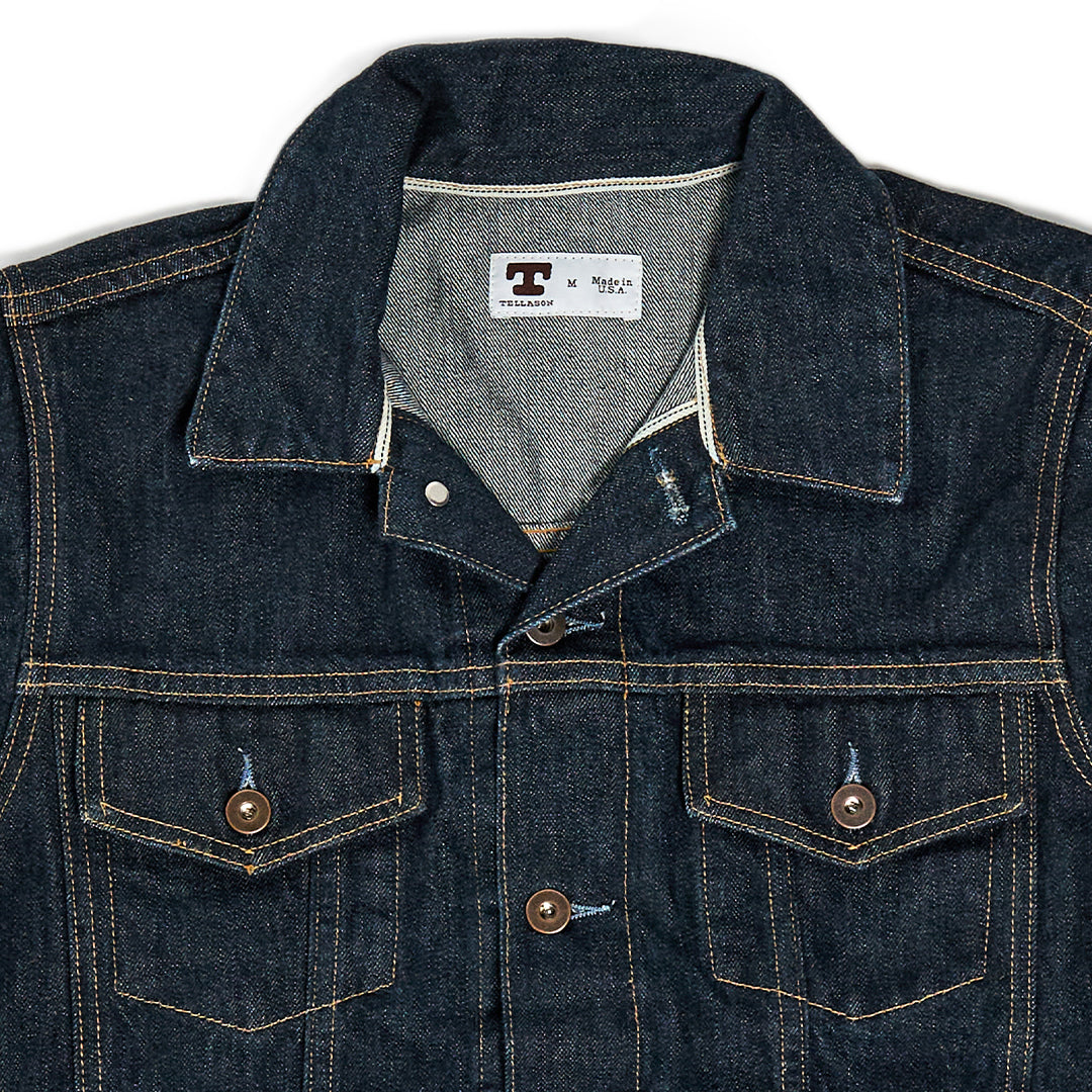 Tellason | Jean Jacket Rinsed 12.5oz Indigo