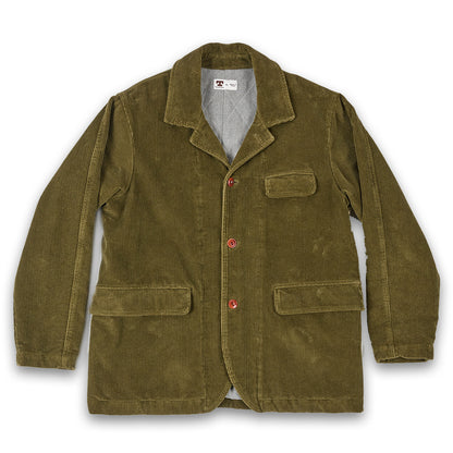 Tellason | Poacher Jacket Kindermann Corduroy Olive