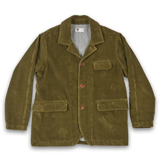 Tellason | Poacher Jacket Kindermann Corduroy Olive