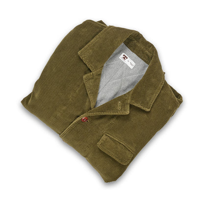 Tellason | Poacher Jacket Kindermann Corduroy Olive
