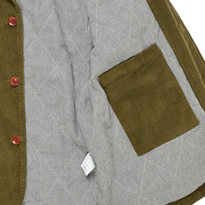Tellason | Poacher Jacket Kindermann Corduroy Olive