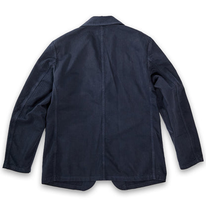 Tellason | Work Blazer Herringbone Twill Dark Navy
