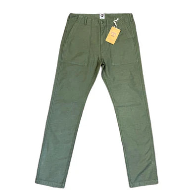 TELLASON | Fatigue Pants Sateen Straight Olive