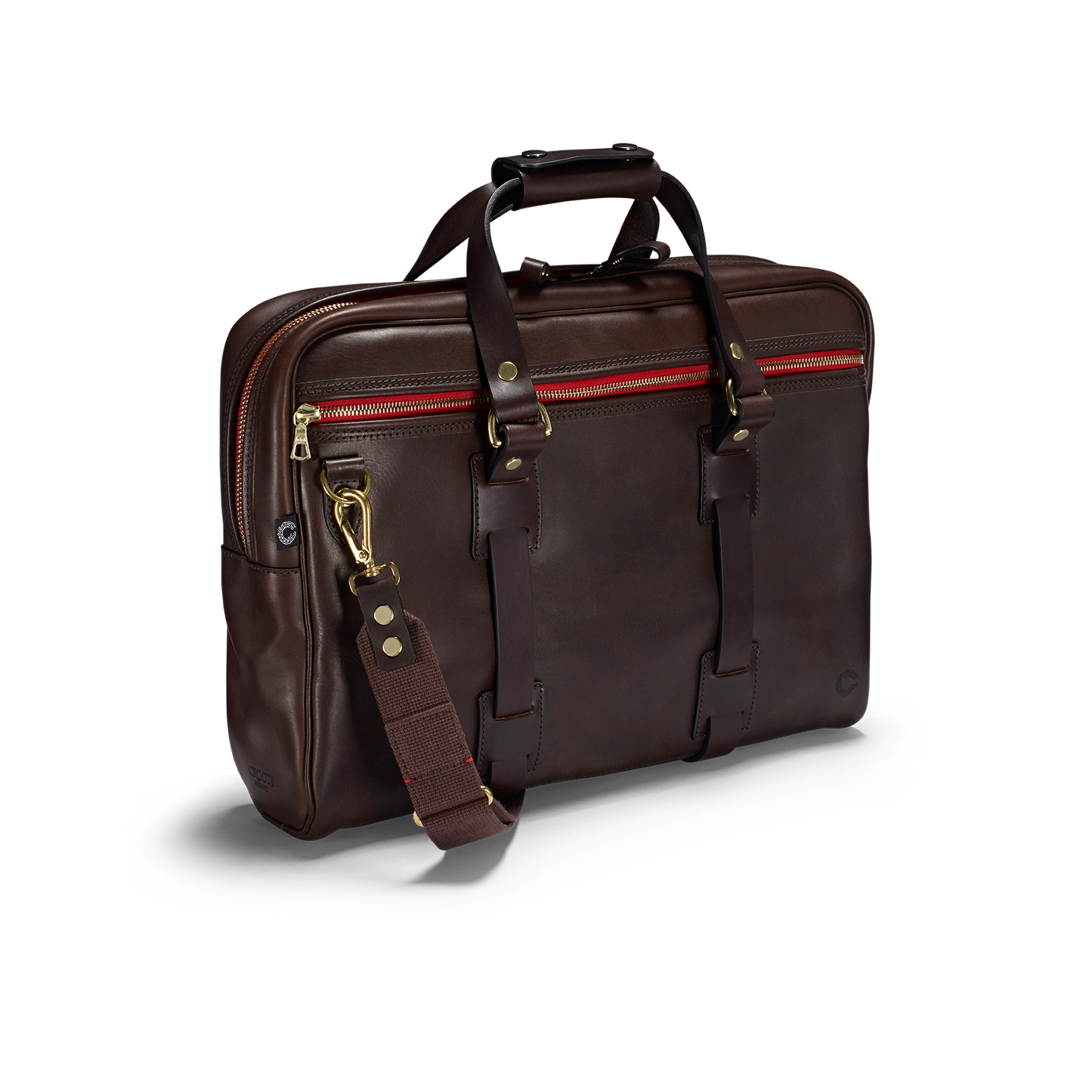 Croots Vintage Leather Laptop Bag DB