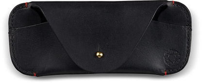 CROOTS | Glasses Case Vintage Leather Black