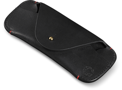 CROOTS | Glasses Case Vintage Leather Black