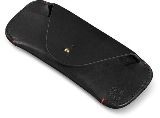 CROOTS | Glasses Case Vintage Leather Black