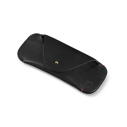 CROOTS | Glasses Case Vintage Leather Black
