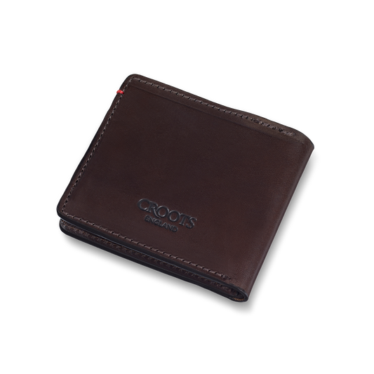 CROOTS | Folding Wallet Vintage Leather Dark Brown