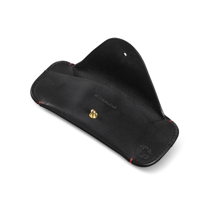 CROOTS | Glasses Case Vintage Leather Black